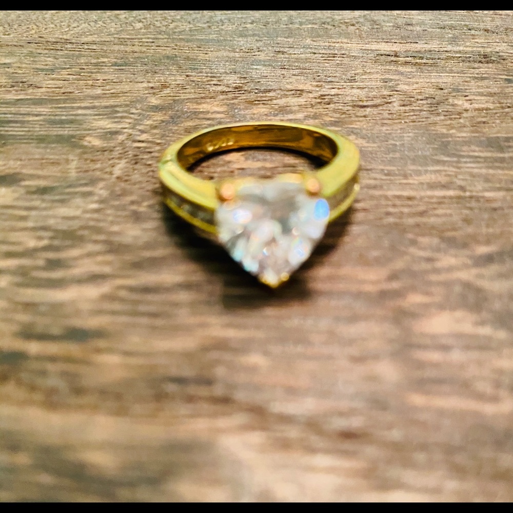 Gold filled heart ring size 7
